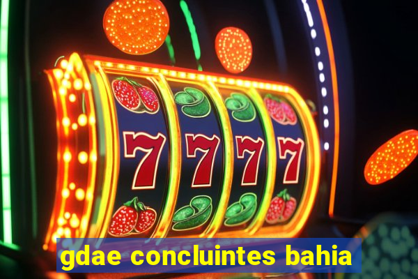 gdae concluintes bahia